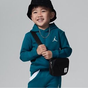 Nike- Jordan MJ Essentials Fleece Teal Hooded Sweatshirt